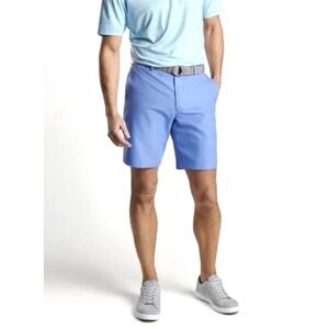 Peter Millar Salem Performance Shorts Golf Blue Size 36